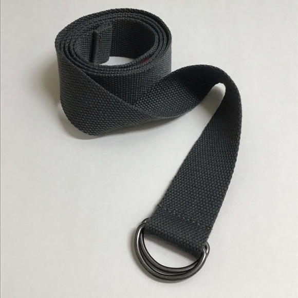 Disney Mickey Mouse Ears Embroidered Adult Belt SZ 42 XL Dark Gray D Ring Canvas - Picture 4 of 7